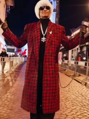 Milano Cortina 2026 Winter Olympics Snoop Dogg Plaid Coat