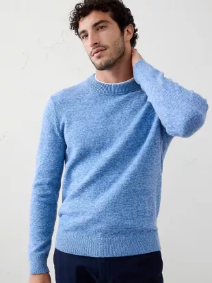 Warm Lofty Sweater in Light Blue