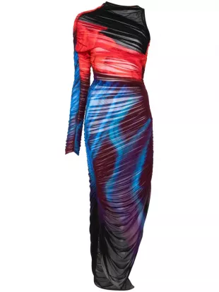 Asymmetrical Pierced Dress