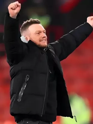 Kim Hellberg Sky Bet Championship Black Puffer Jacket