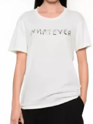 Shrinking S03 Christa Miller Whatever White T-Shirt