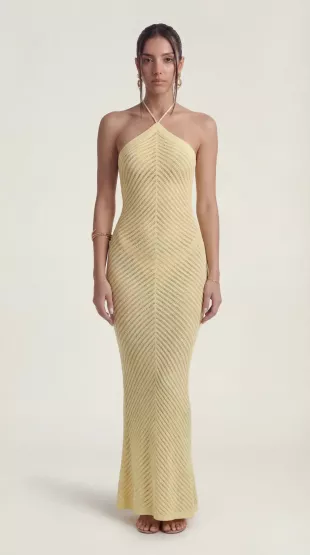 Crochet Maxi Dress Femme Wren