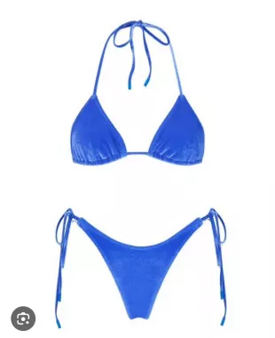 Triangl Blue Velvet Bikini