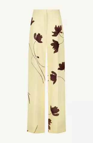 Floral Printed Crepe Molly Pant
