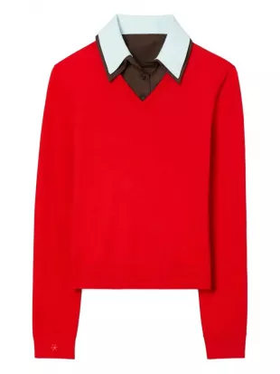 Layered Merino Wool Sweater