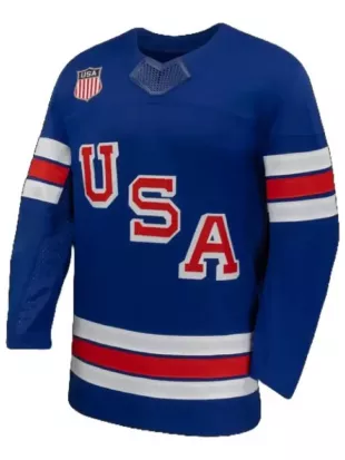 Team USA Hockey Royal 2026 Home Jersey