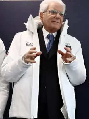 Sergio Mattarella Milano Cortina 2026 Winter Italian Olympic Jacket