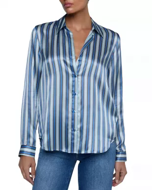 Tyler Silk Long Sleeve Blouse