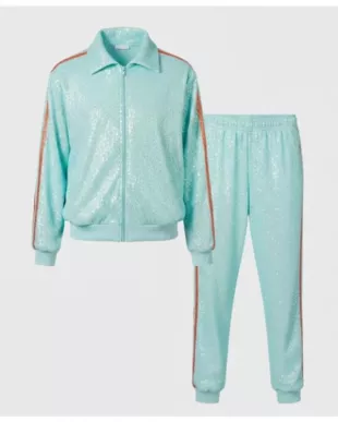 Opalite Taylor Swift Sequin Mint Green Tracksuit