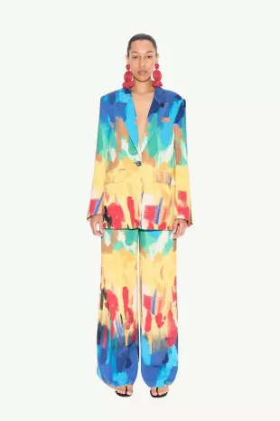 Bloo Painted Crepe Pant