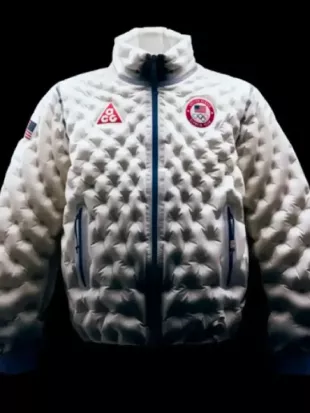 Snoop Dogg Olympics 2026 White Bomber Jacket