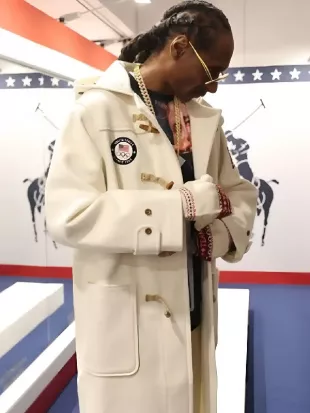 Snoop Dogg Milano Cortina Olympics Toggle Coat
