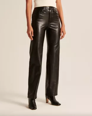 Vegan Leather 90s Relaxed Pant