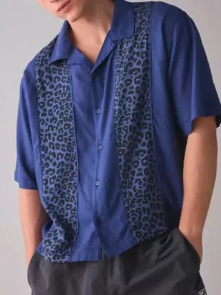 The Lincoln Lawyer S04 Grace Leopard Panelled Shirt