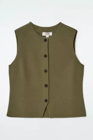 Knitted Cotton Vest