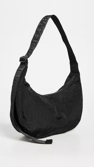 Medium Nylon Crescent Bag