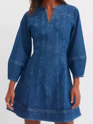 American Idol S24 Kiera Howell Denim Dress