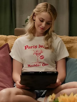 F Valentines Day 2026 Virginia Gardner Paris Milan T-shirt