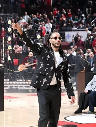 Derrick Rose Retirement Ceremony Blazer