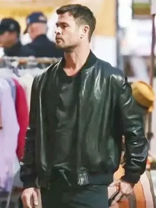 Crime 101 Davis Black Leather Jacket