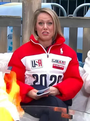 The Today Show 2026 Dylan Dreyer Team USA Puffer Jacket