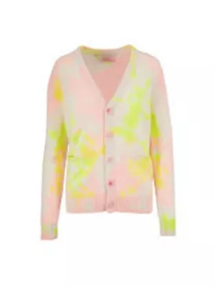 The Valley Persian Style Sky Askari Tie Dye Cardigan