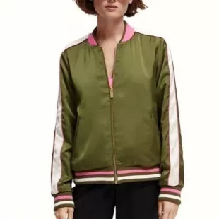 Printed Reversible Padded Bomber Jacket