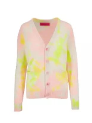 The Valley Persian Style Sky Askari Tie Dye Cardigan
