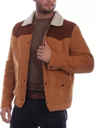 Paradise Sterling K. Brown Suede Leather Jacket