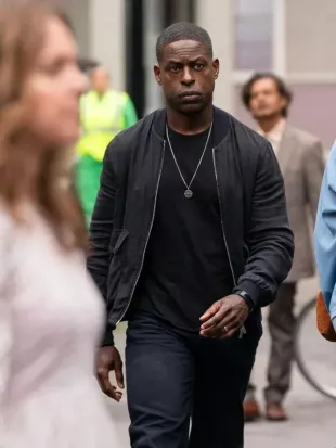 Paradise Sterling K. Brown Black Cotton Jacket