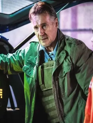 Cold Storage 2026 Liam Neeson Green Jacket