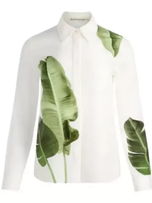 It’s Not Like That 2026 Erinn Hayes Leaf Print Blouse