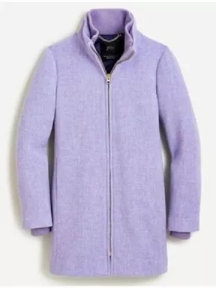 Good Morning America Mary Bruce Purple Lodge Coat