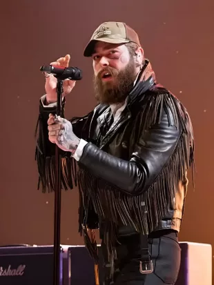 Post Malone Grammy Awards 2026 Fringe Jacket