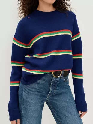 Shrinking S03 Christa Miller Blue Sweater