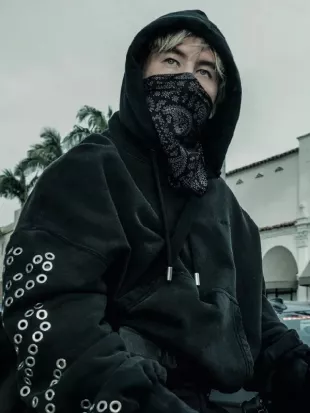 Crime 101 Ormon Black Hoodie