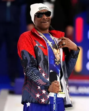 Snoop Dogg Curling Milano Cortina 2026 Winter Olympics Jacket