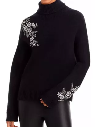 Good Morning America 2026 Lara Spencer Floral Sweater