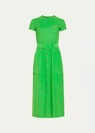 Sylvie Belted Midi Dress