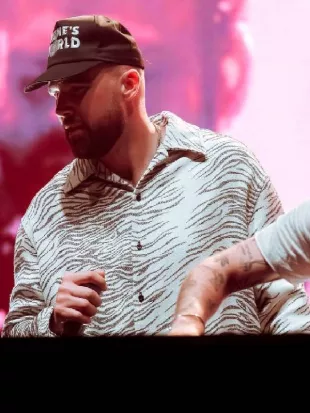 Travis Kelce SI The Party Zebra Printed Shirt