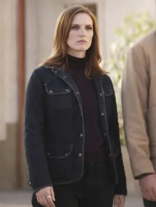 Drops of God S02 Fleur Geffrier Black Quilted Jacket