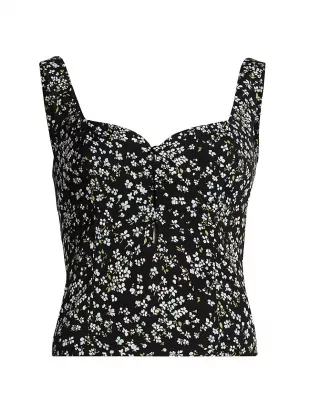 Francy Floral Crepe Top