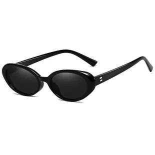 Retro Oval Sunglasses for Women Driving Fashion Cat Eye Glasses