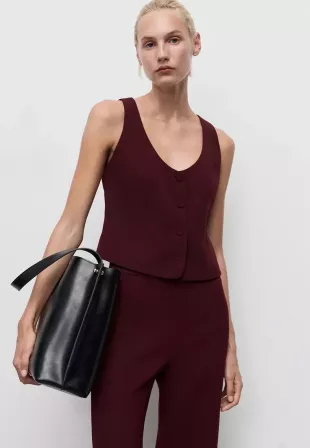 Suit Waistcoat With Buttons