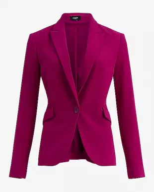 Editor Signature Stretch One Button Blazer
