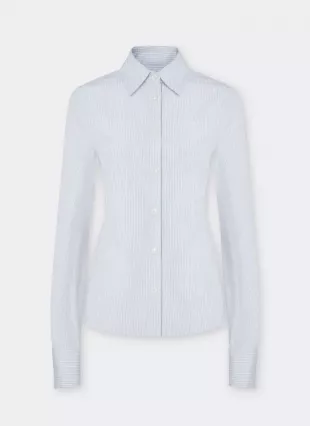 Multistriped Cotton Shirt