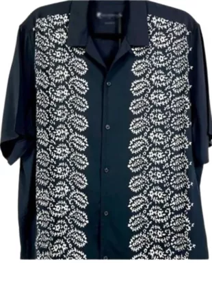 Love Island UK All Stars S03 Sean Stone Black Printed Shirt