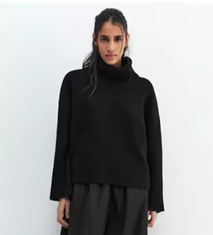 Soft Knit High Neck Jumper