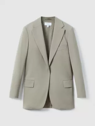 Whitley Wool Blend Single Breasted Suit Blazer