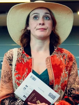 How to Get to Heaven From Belfast Roisin Gallagher Silk Bomber Jacket